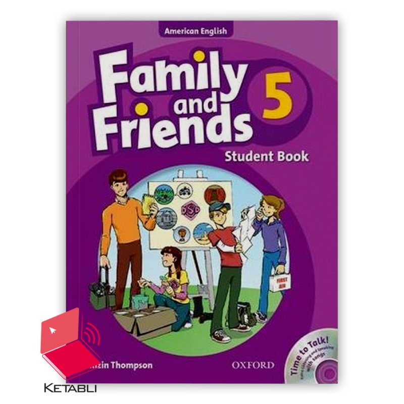 کتاب امریکن فمیلی American Family and Friends 5 1st