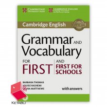 کتاب کمبریج انگلیش گرامر اند وکبلری فور فرست Cambridge Grammar and Vocabulary For First