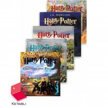 پک 5 جلدی کتاب های هری پاتر مصور